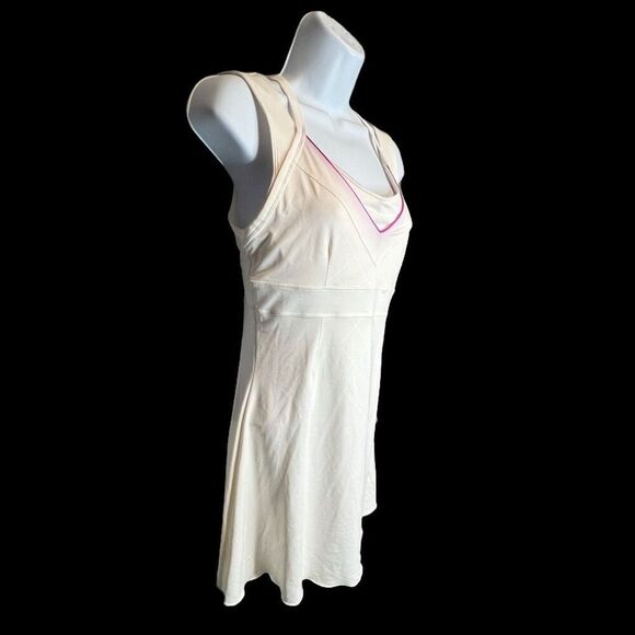 NWT Nike Women's Court Dri-Fit Serena Williams V-Neck Tennis Dress White Medium - Picture 4 of 9